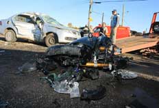Três pessoas morreram em acidente entre carro e moto em Tramandaí - Galileu Oldenburg, Especial / cRBS